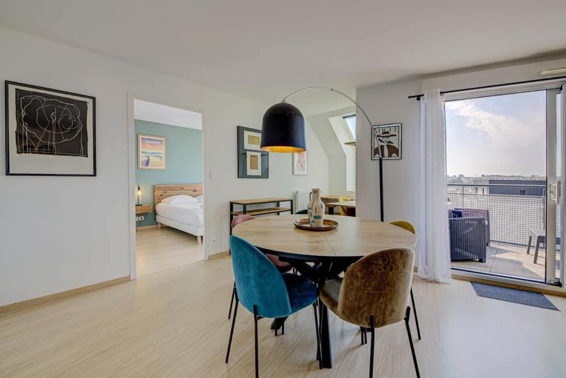Le Maginot, T4 De Standing, Terrasse Et Parking Apartment Rennes Exterior photo
